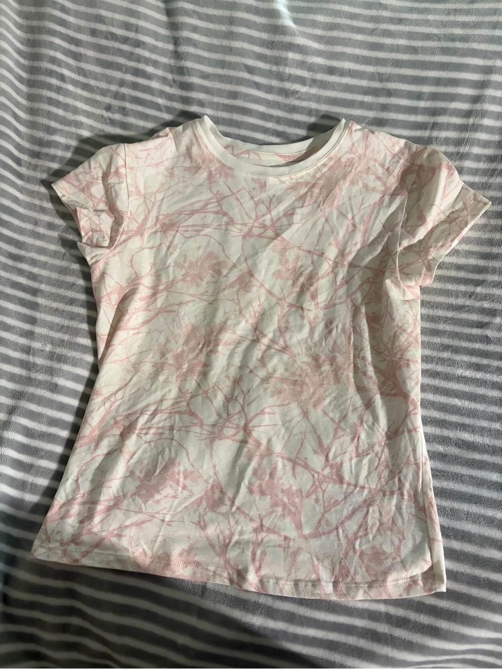 wild fable White Tee with Light Pink Branch Print